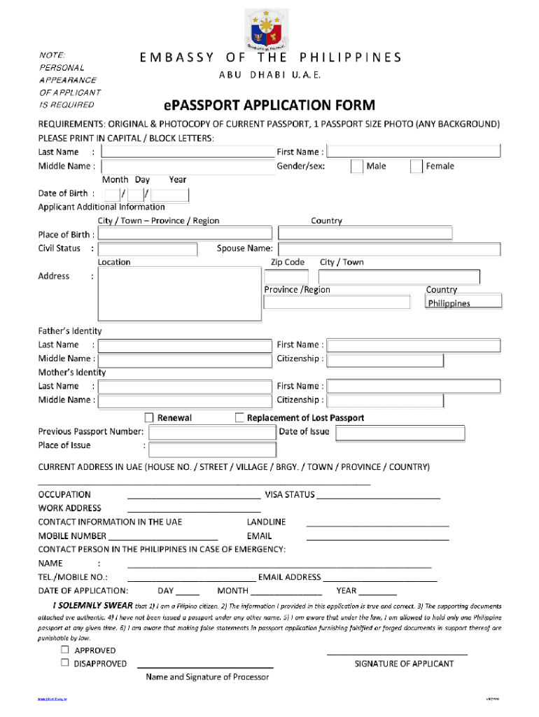 Ae Philembassy Fill Out And Sign Printable PDF Template 