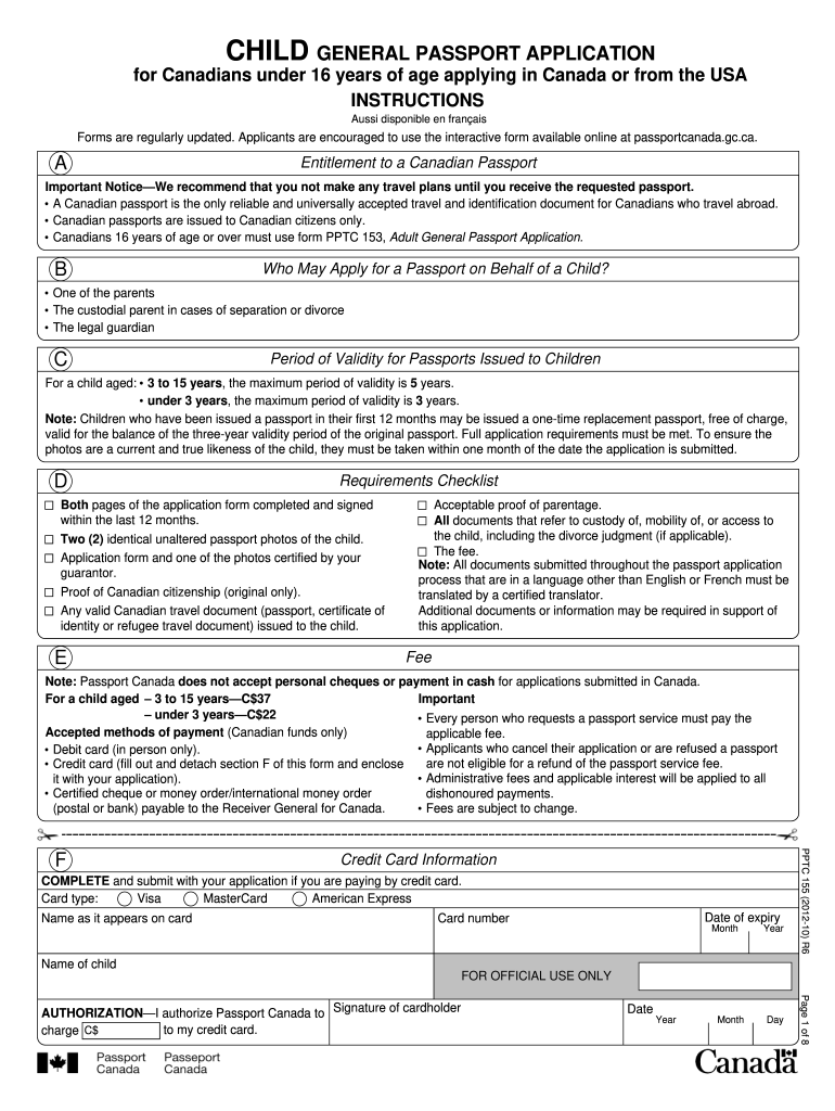 Child Passport Application Fillable Fill Online Child Passport Application Fillable Fill Online