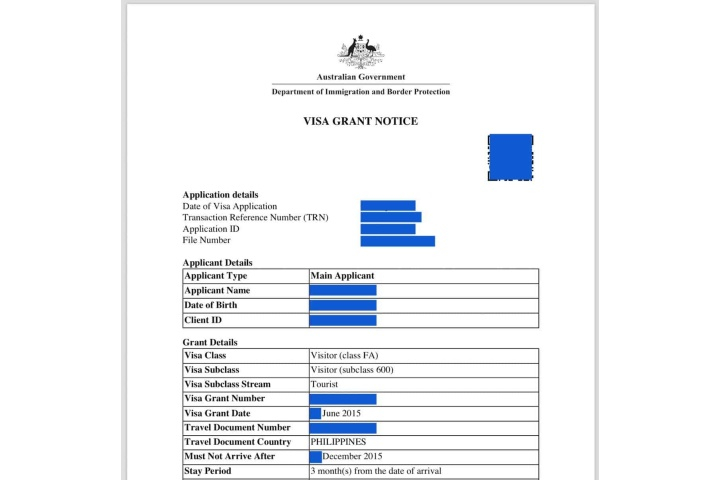 Download Indian Tourist Visa Application Form Australia