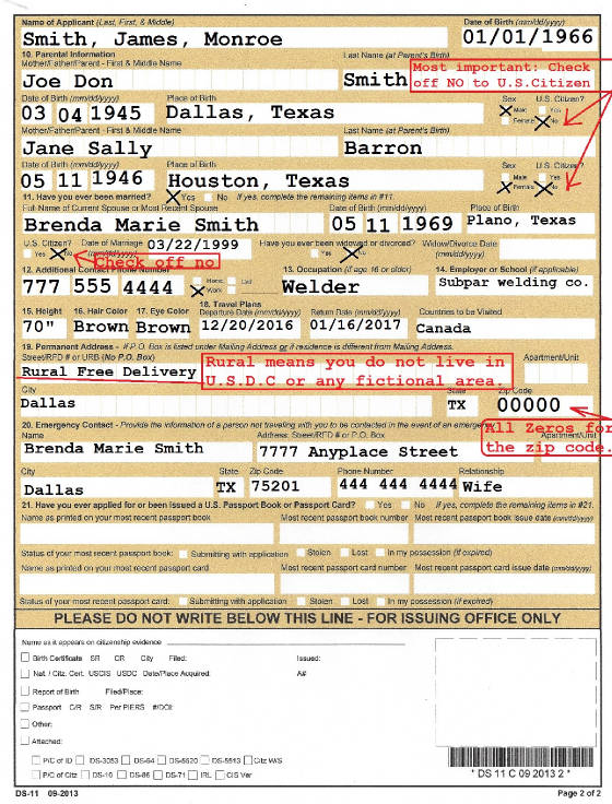 FORM DS 11 APPLICATION FOR A U S PASSPORT PDF DOWNLOAD