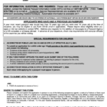 Form Ds 11 Application For A Us Passport Printable Pdf