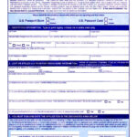 Form DS 64 Passport Form Job Application Job
