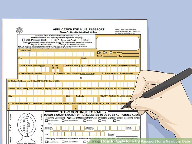 How To Apply For A US Passport For A Newborn Baby with 