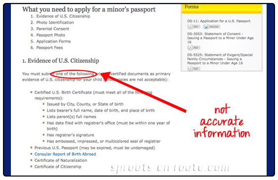 Renewing US Passport For A Minor Sprouts En Route Renewing US Passport For A Minor Sprouts En Route