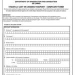 Sri Lanka Passports Form To Fill Fill Out And Sign