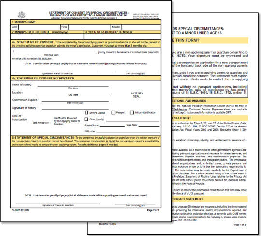 US Passport Applications Information