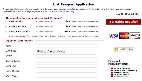US Passport Renewal Form Visit Here With Images 