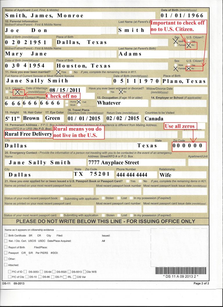 28 Ds11 Passport Form 2016 In 2020 Passport Application