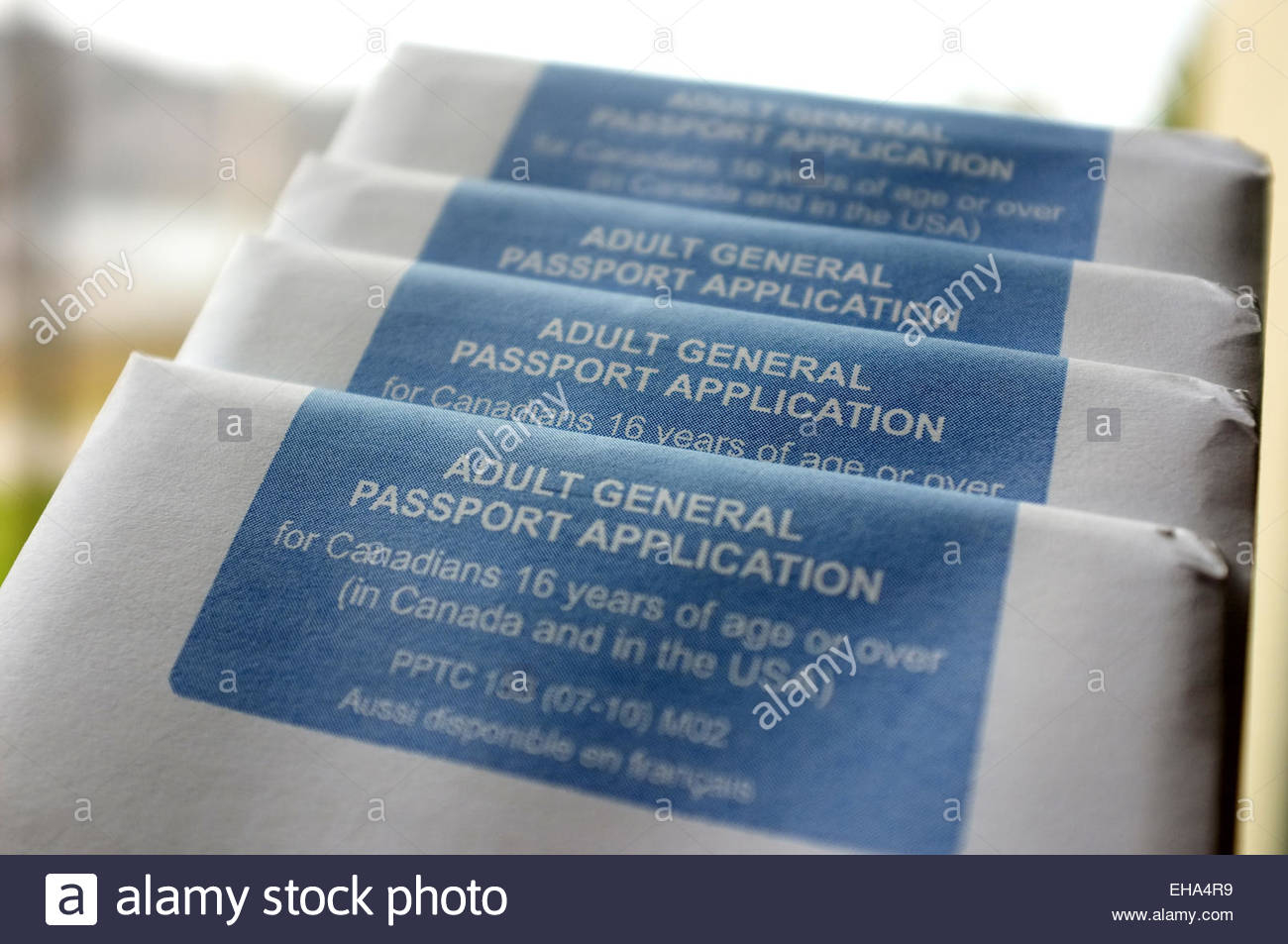 A Canadian Passport Application Envelope Shown At The Post A Canadian Passport Application Envelope Shown At The Post