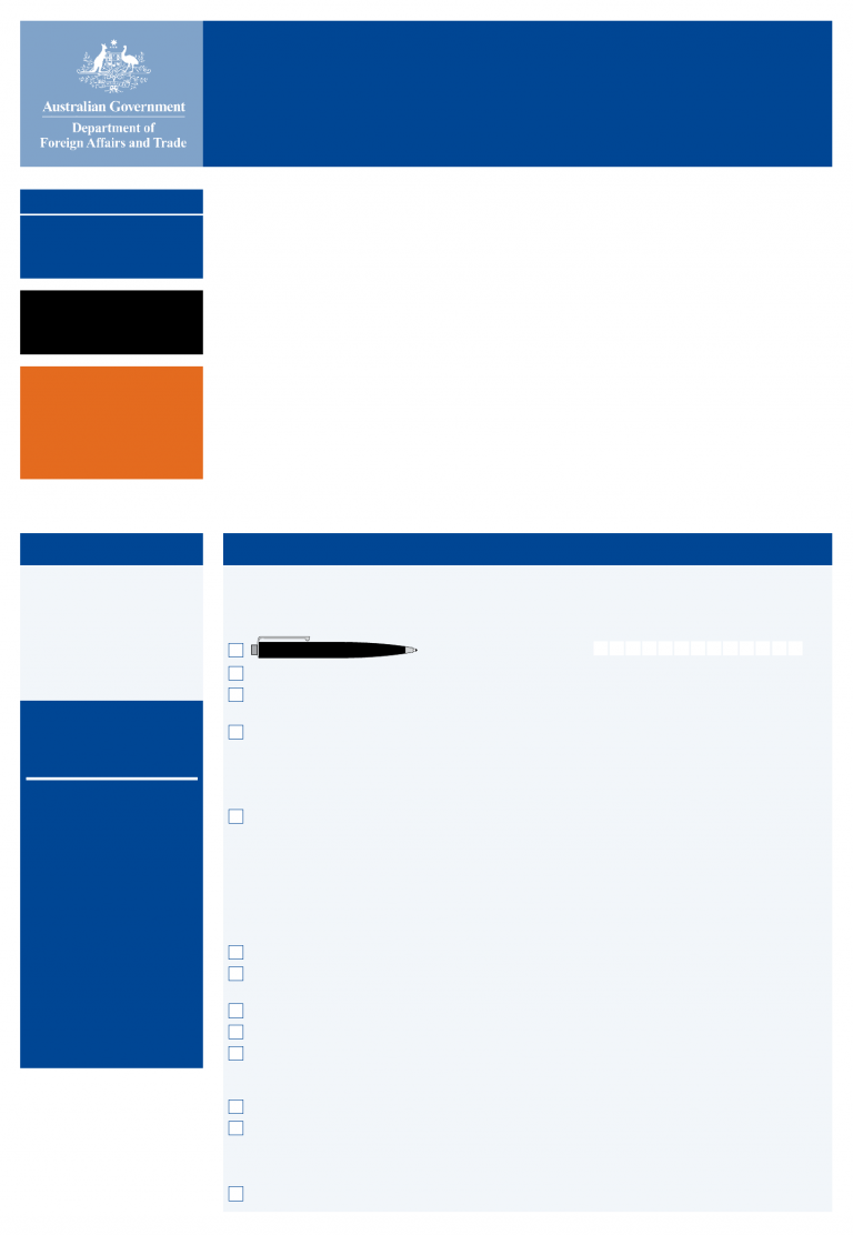 Application For Australian Passport Edit Fill Sign