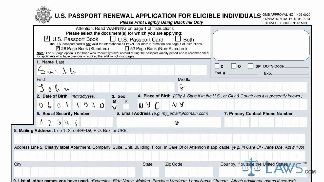 Application Form Application Form Ds 82