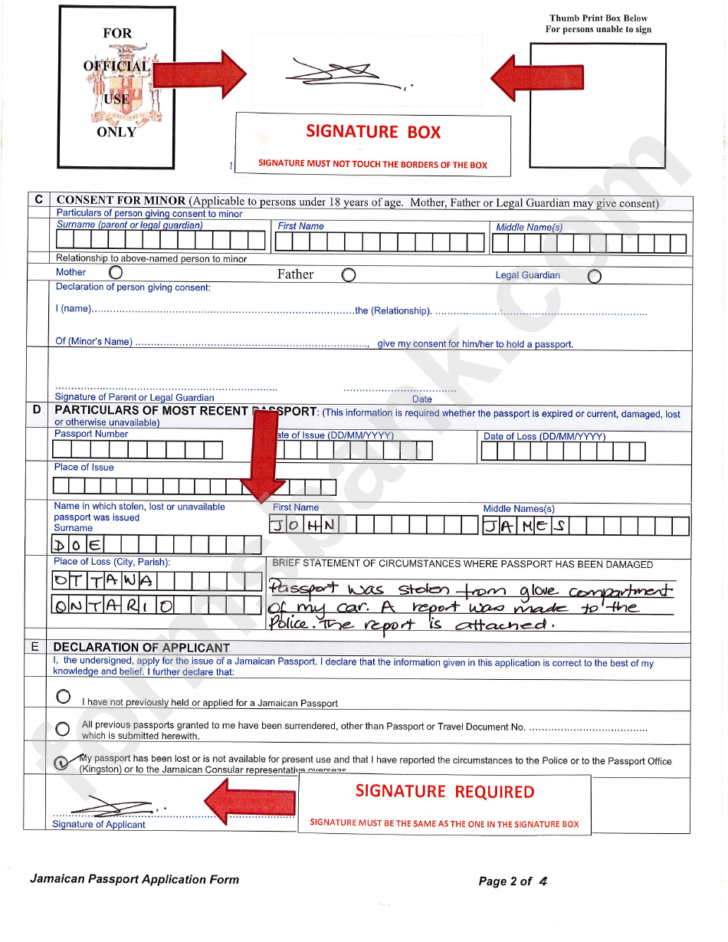 Application Form For Passport Renewal Philippine Embassy