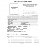 Bangladesh Application For Passport Printable Pdf Download