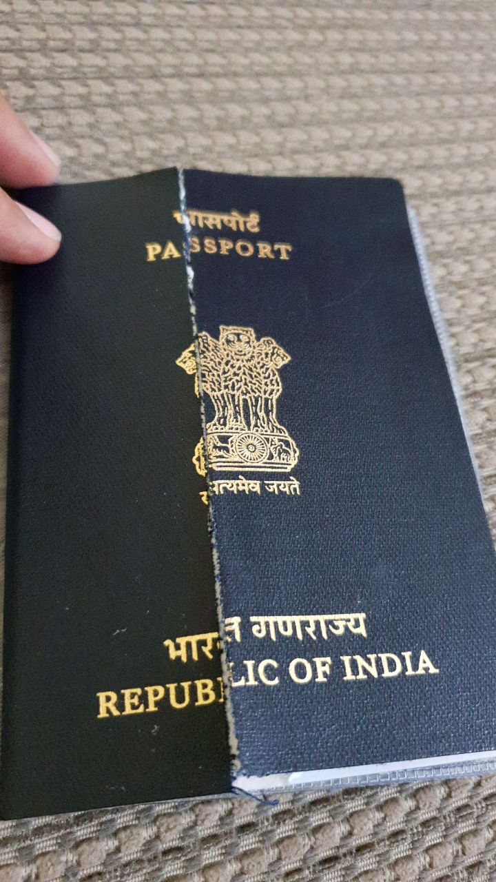 Damaged Indian Passport Travel Stack Exchange