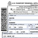 Fillable Passport Renewal Form Expedited Us Passport