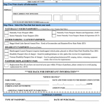 Form Dcr199 036 Annual Passport Order Form Printable Pdf