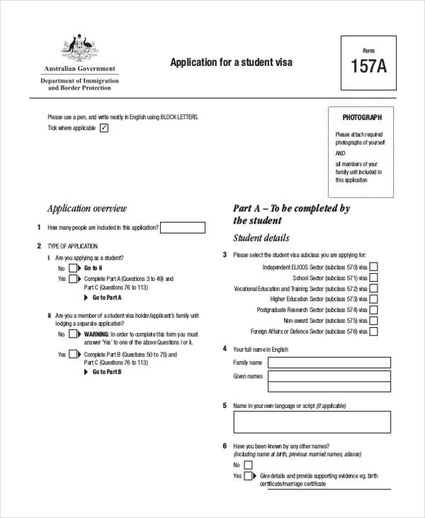 FREE 42 Sample Student Application Forms In PDF MS Word 