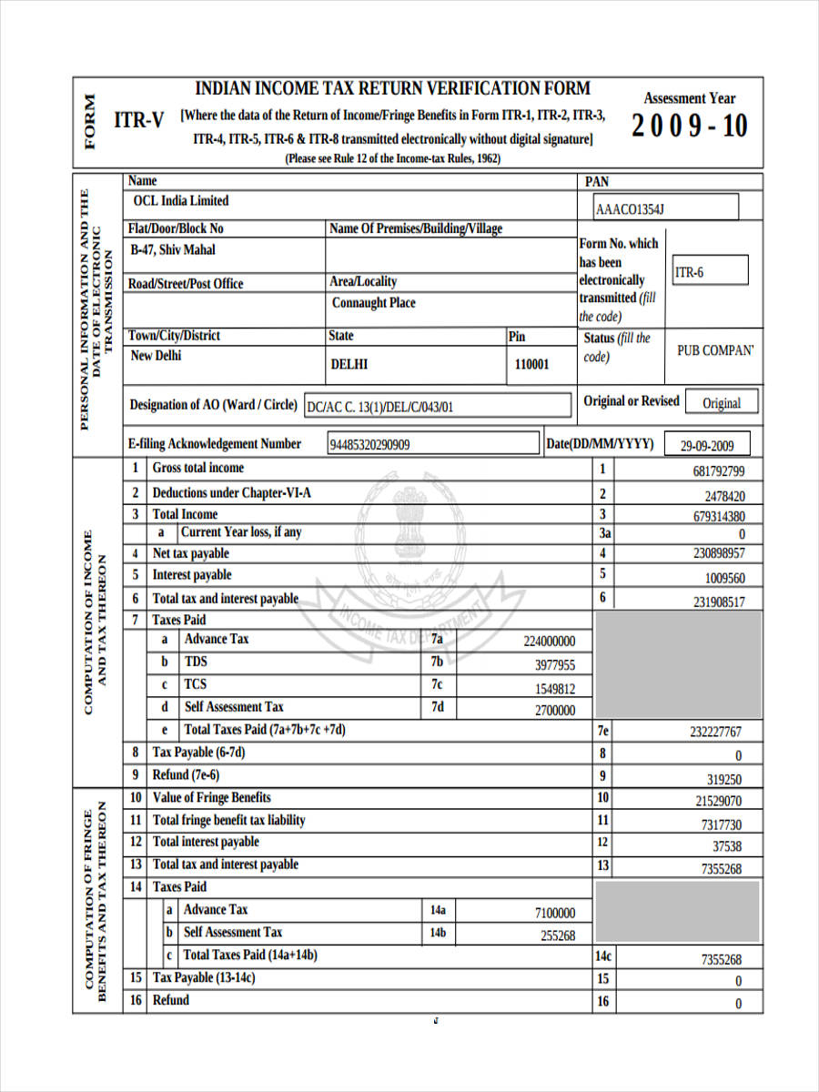 FREE 8 Sample Tax Verification Forms In PDF