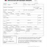 FREE 9 Sample Passport Renewal Forms In PDF MS Word