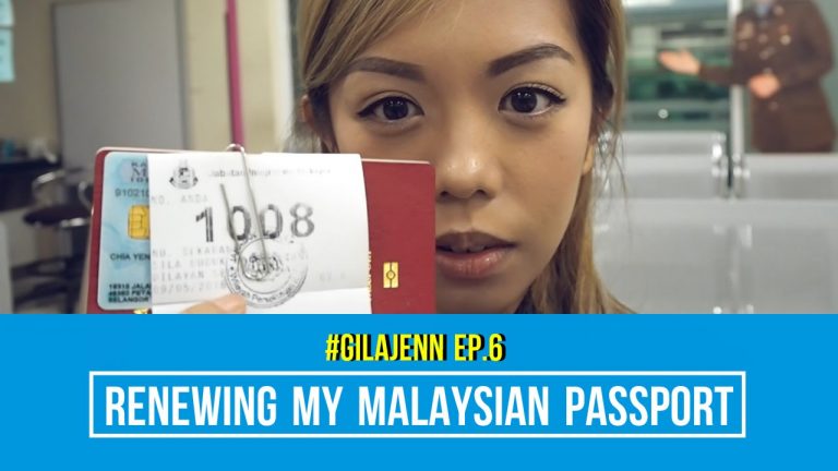 GilaJenn EP 6 Renewing My Malaysian Passport YouTube