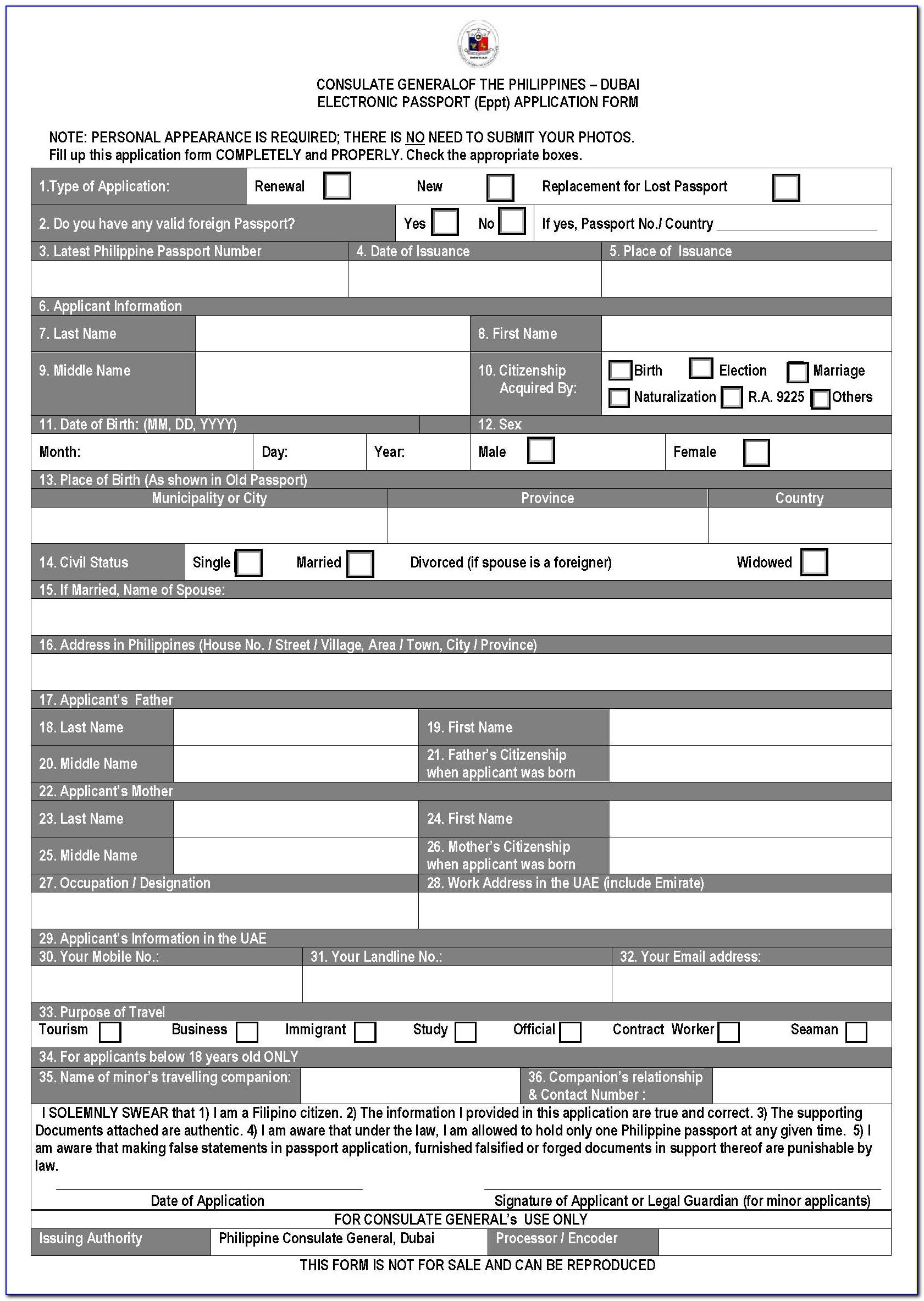 Guyana Passport Renewal Forms Online Form Resume 