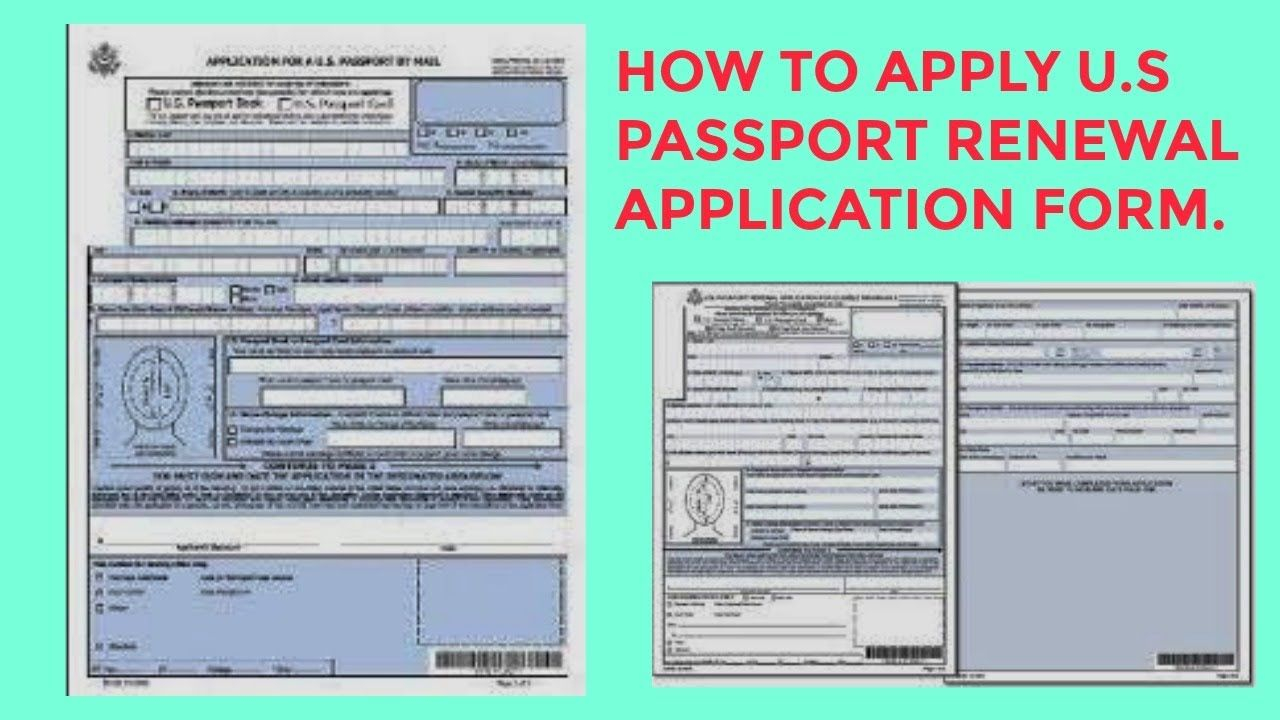 HOW TO APPLY U S PASSPORT RENEWAL FORMS POST OFFICE 2019 