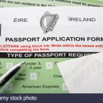 Irish Passport Application Form Stock Photo 31570928 Alamy