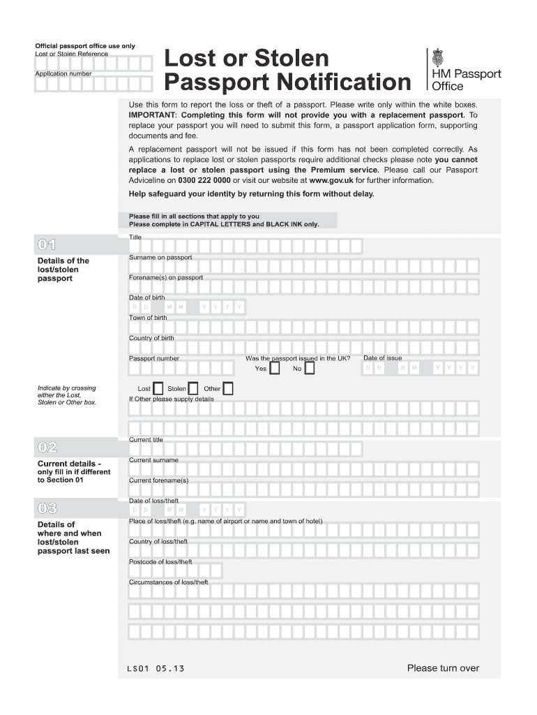 Ls01 Form Fill Online Printable Fillable Blank Ls01 Form Fill Online Printable Fillable Blank