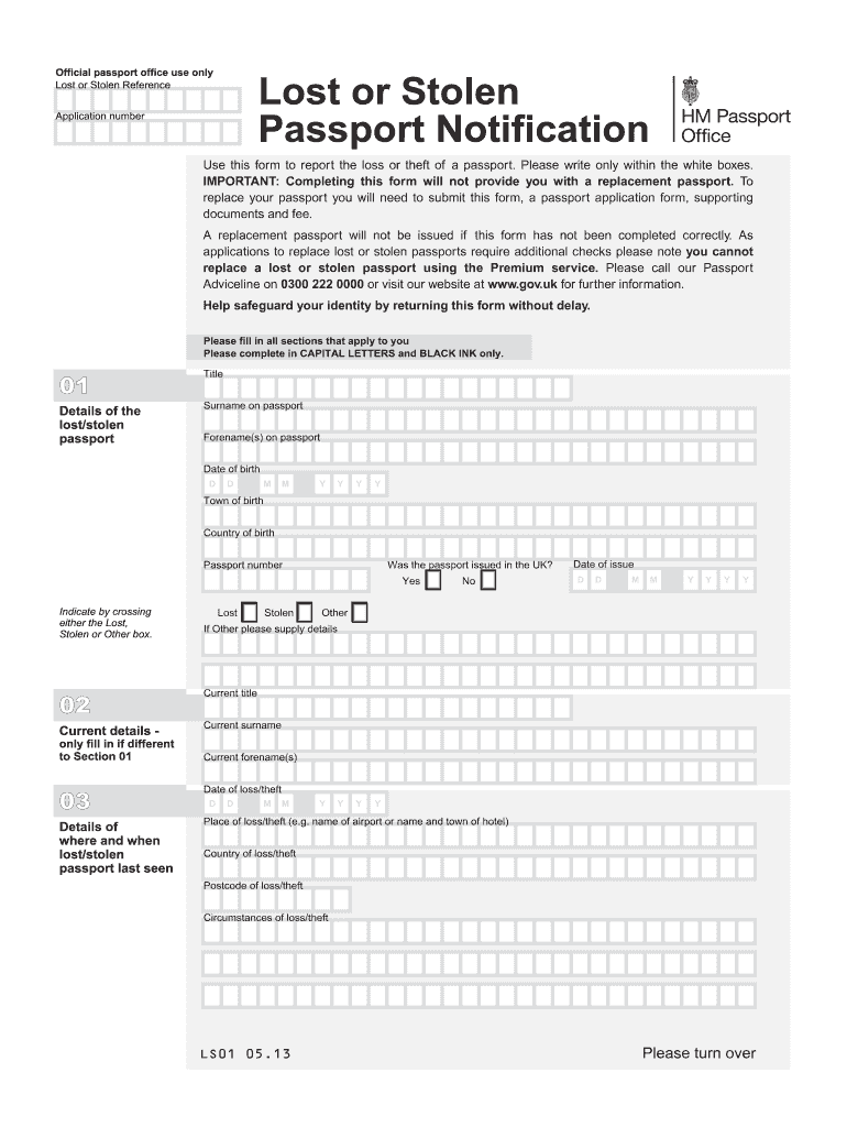 Ls01 Form Fill Online Printable Fillable Blank 