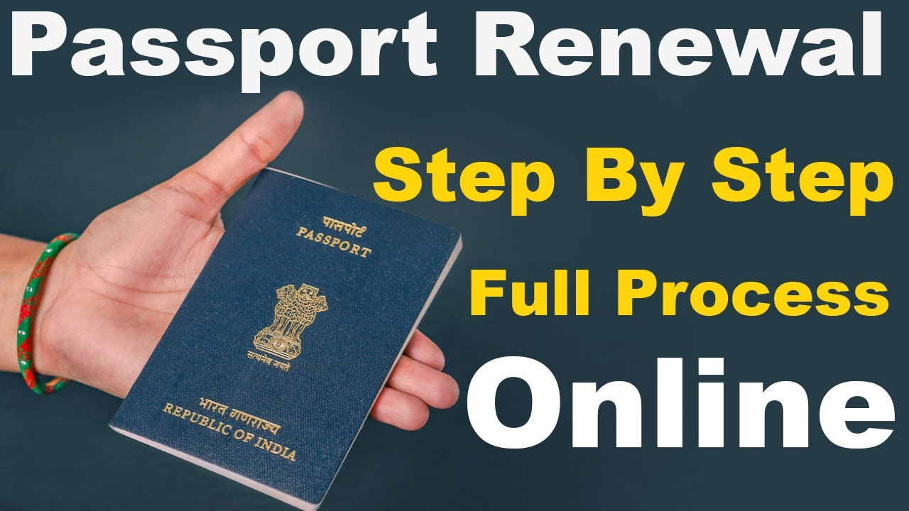 Passport Renewal And Reissue Online Step By Step Full 