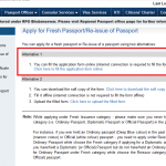 Passport Renewal Documents Required Procedure