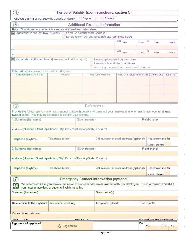 Passport Renewal Form Canada Online Passport Renewal 