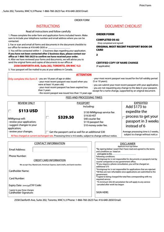 Passport Renewal Form Illinois PrintableForm 