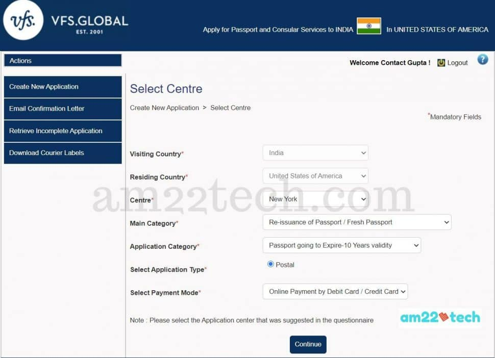 Renew Indian Passport In USA VFS Process Documents USA Renew Indian Passport In USA VFS Process Documents USA