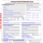Renewal Of Jamaican Passport Fill Online Printable