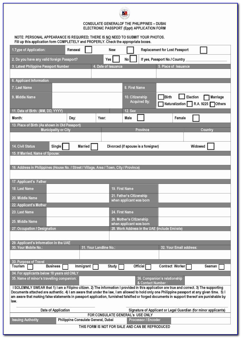 Renewal Passport Application Form Online New How To Apply 