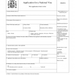 Spain National Visa Application Form Fill And Sign