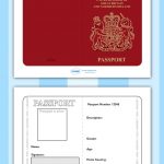 Twinkl Resources British Passport Template Printable