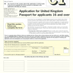 Uk Passport Application Form Pdf Fill Online Printable