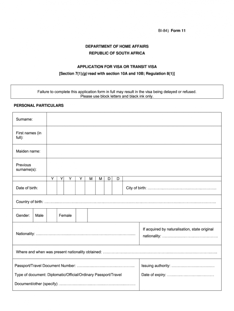 Africa Form Fill Out And Sign Printable PDF Template