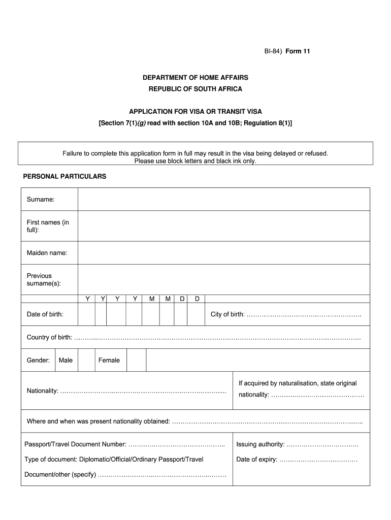 Africa Form Fill Out And Sign Printable PDF Template 