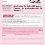 Application For United Kingdom Passport For Applicants
