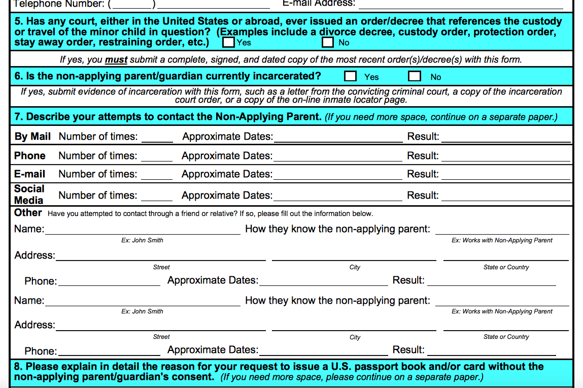 Applying For A U S Passport For A Baby With 1 Parent 