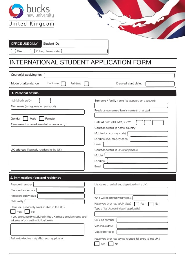 Australia Child Passport Application Form