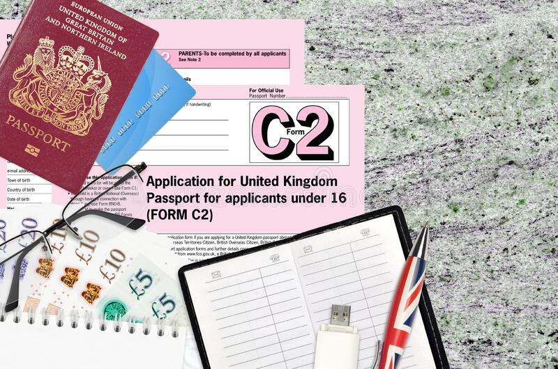 English Form C2 Application For United Kingdom Passport 