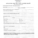 Fillable Form 27 Application Form For A Visa To Enter