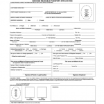 Fillable Machine Readable Passport Application Printable