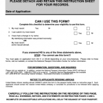 Form Ds 5504 Us Passport Re Application Form Printable