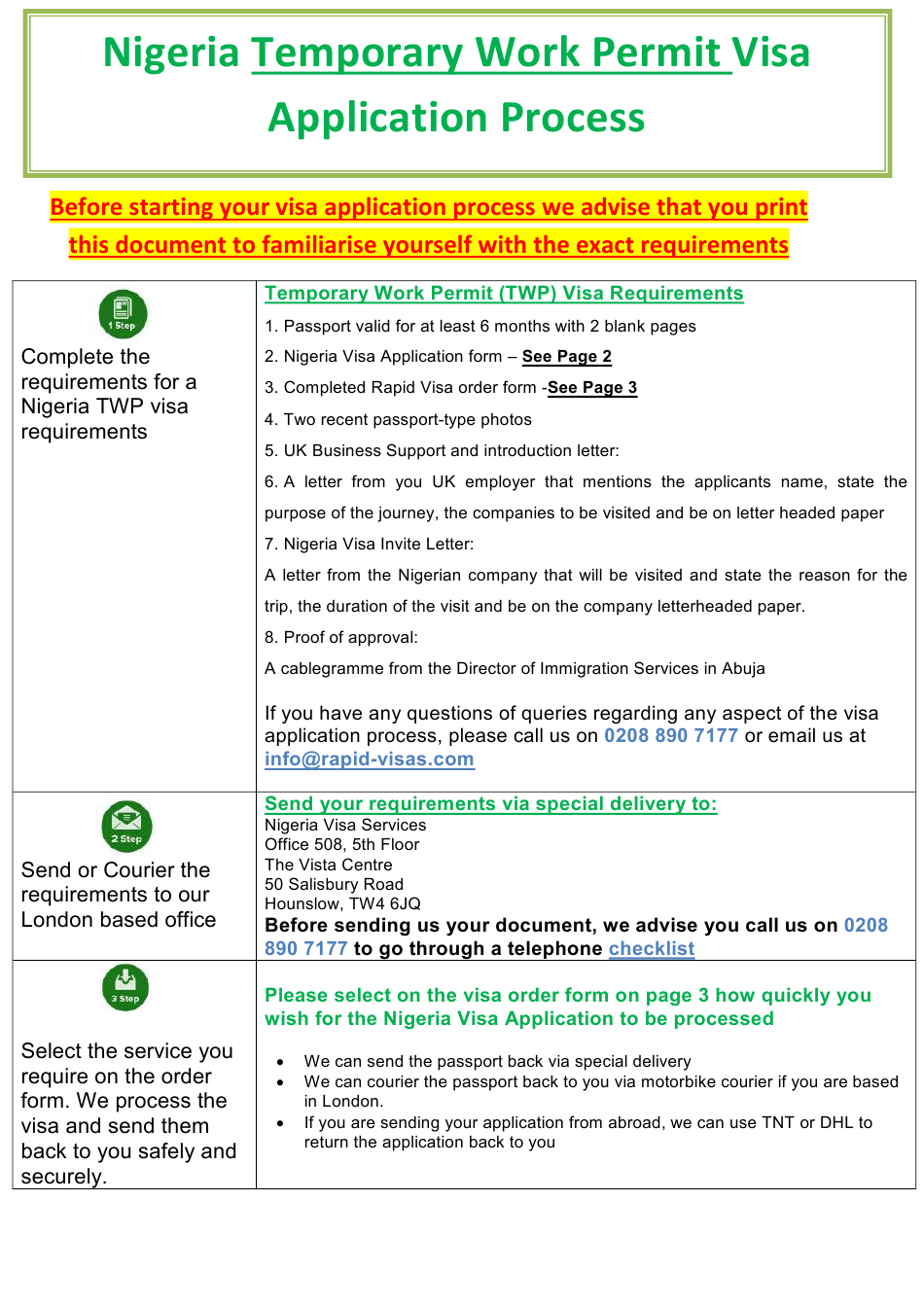 Greater London United Kingdom Nigeria Temporary Work Greater London United Kingdom Nigeria Temporary Work