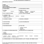 Morocco Application Form Fill Online Printable